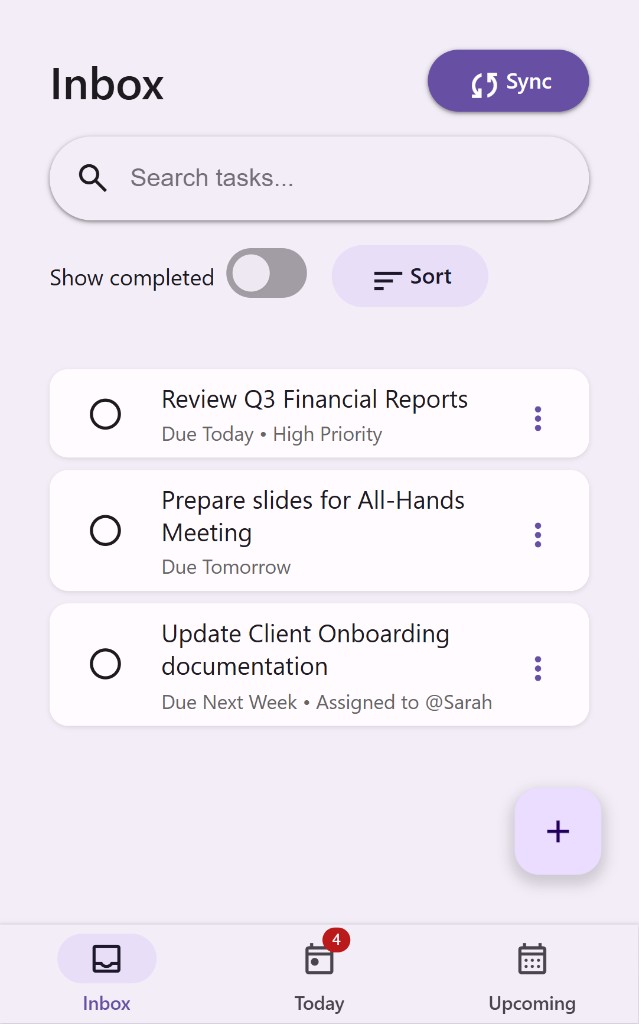 Mobile simulation